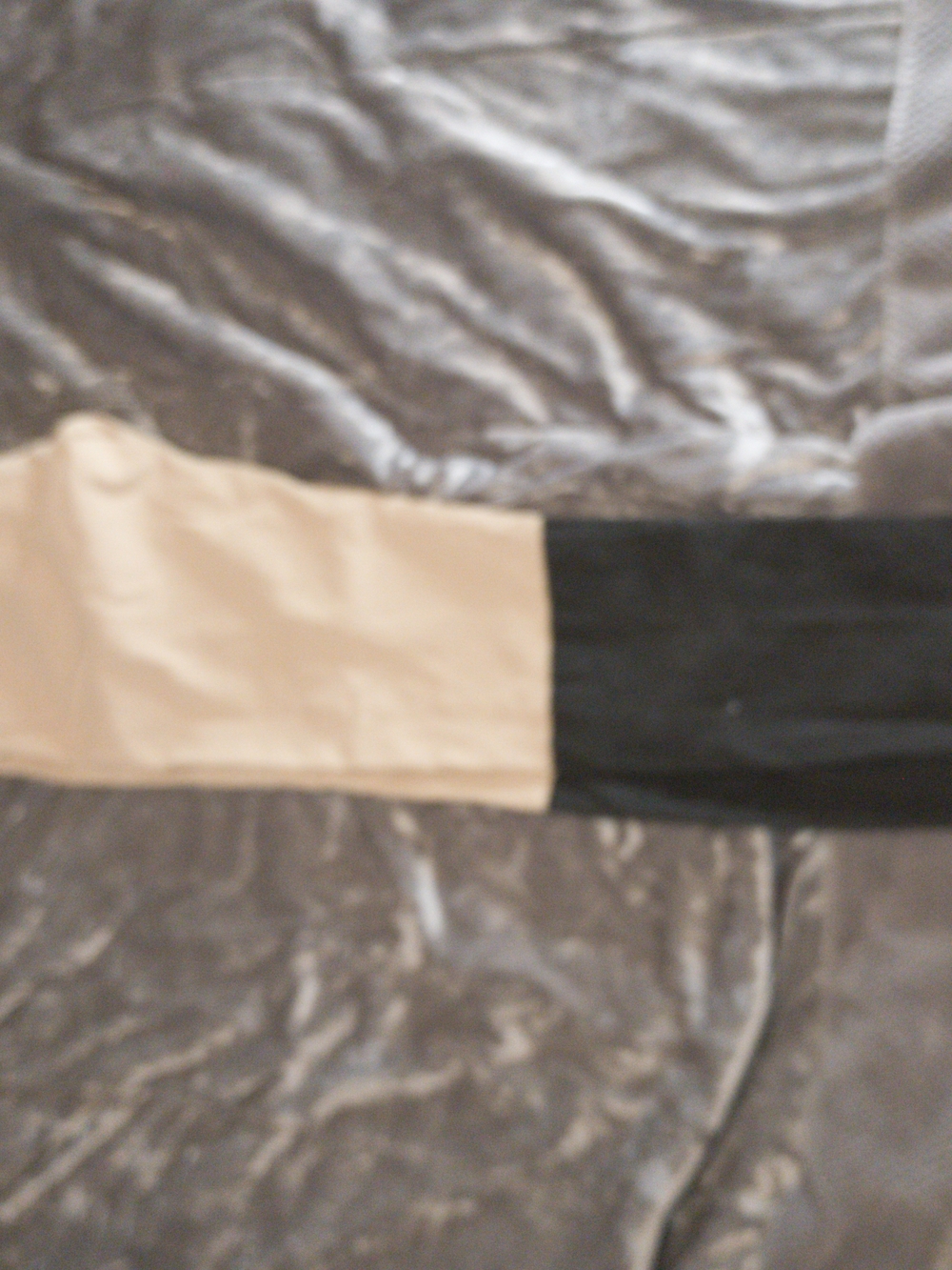 Men's Two-Tone Dress Pants in Beige and Black